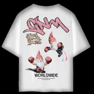 GNOCK YOUR FACE WHITE TEE