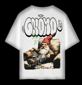 SLEEPY GNOMO WHITE TEE