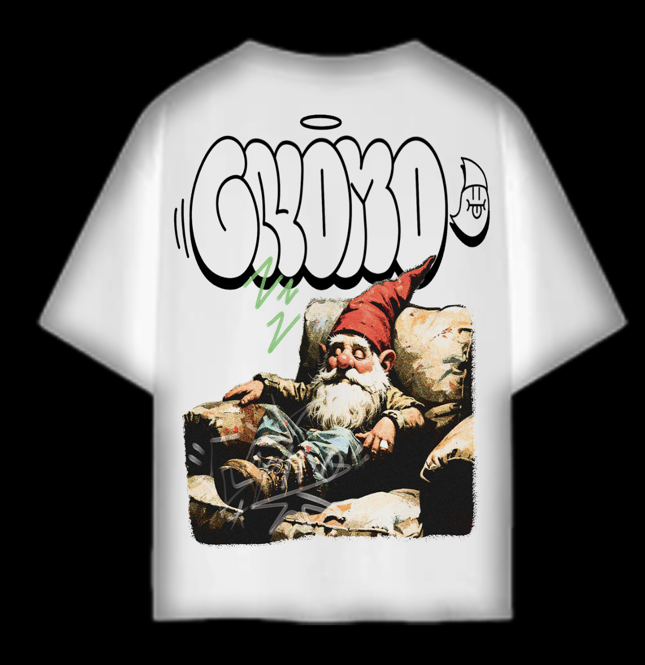 SLEEPY GNOMO WHITE TEE